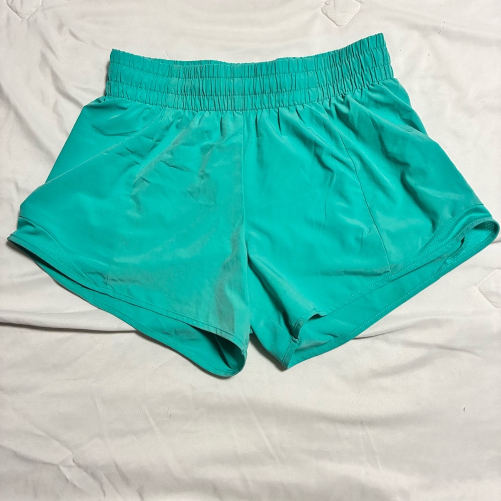 Women’s Athletic Shorts in Teal - Comfortable Elastic Waist